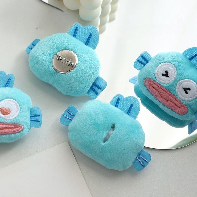 

Cartoon Plush Clownfish Toy Pendant Cute Clownfish Brooch Kawaii Figure Dolls Keychain Accessories Backpack Decoration Gifts