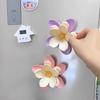 New Double Layer Lotus Sealing Clip Petal Magnetic Refrigerator Sticker Food Snack Bag Sealer Sakura Design Home Kitchen Fresh