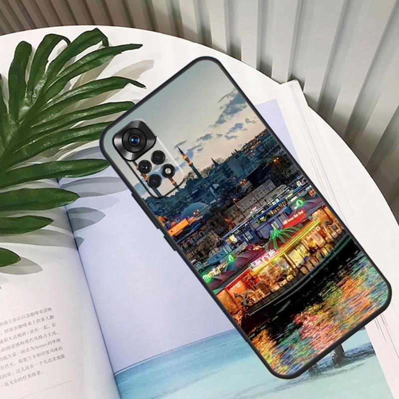 Turkey Istanbul Sceneary Building Funda For Xiaomi Redmi Note 14 13 10 11 12 15 Pro Plus Case For Redmi 15C 14C 10C 12C 13C 15