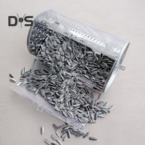 Paslanmaz Çelik Döner Izgara Sepeti Seti Açık Hava Izgara Sebze Balık Barbekü Seti Yükseltilmiş Çubuk Stili Tavuk Kanat Kafesi Otomatik 360 Dönen