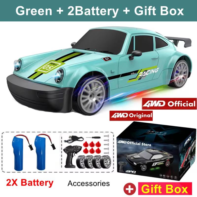 Новый 4WD радиоуправляемый дрифт-автомобиль GTR PRO гоночный ретро классический — фото 9