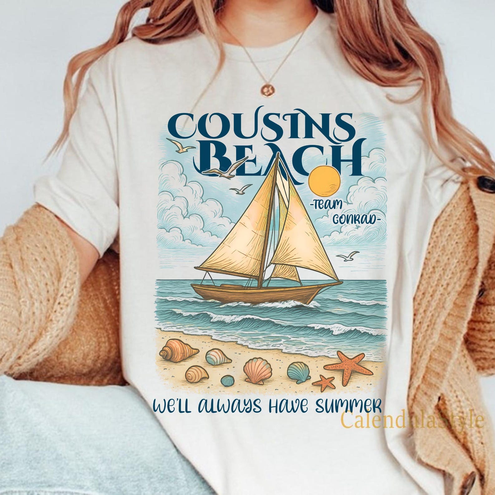 We Will Always Have Summer Tee, TSITP Cousins Beach Quote Tee, Team Conrad Belly Jeremiah, Summer I Turned Pretty Cousins, Bookish Coastal L
