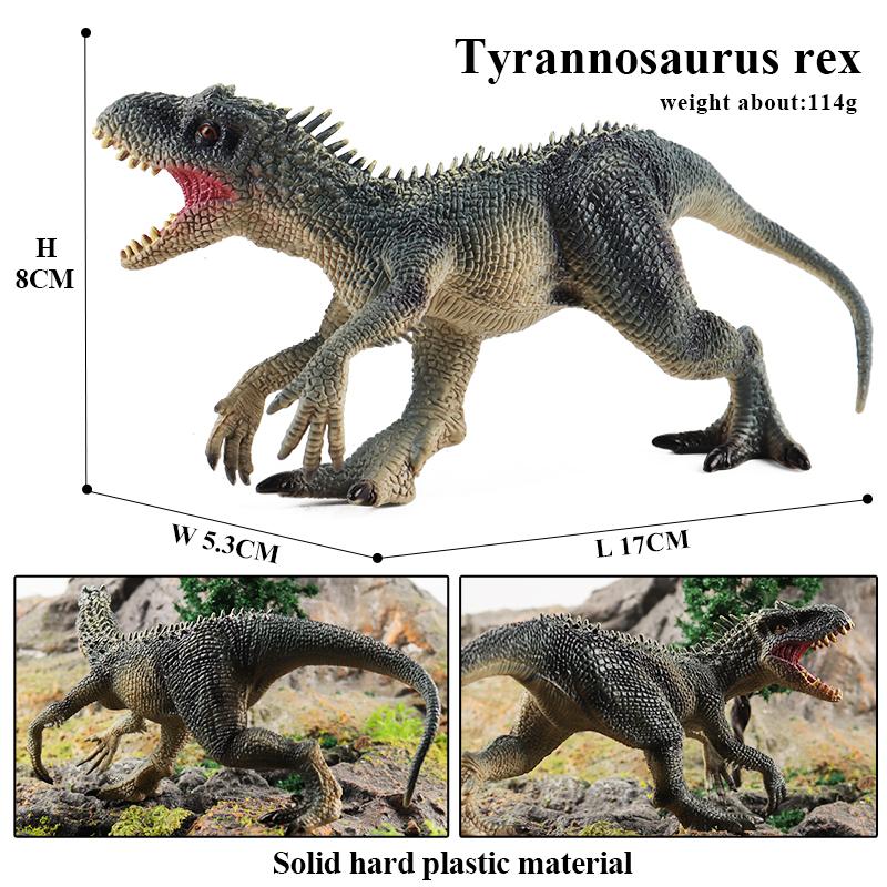 Figurine Oenux Dinozauri Jurasici T-Rex Velociraptor Spinosaurus Dilophosaurus Model Animal Figurine de Acțiune Colecție Jucărie pentru Copii