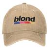 Frank Blond Ocean Rapper Denim Baseball Cap Music Album Hunting Trucker Hat Summer Unisex Unisex Casual SunProof Snapback Cap