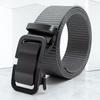 Men's Durable Nylon Canvas Waist Belt with Automatic Buckle - Thick, Wear-Resistant, and Versatile for Casual Outdoor Use.