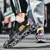 Luxury Men Sneakers Trend Brand Designer Running Shoes Graffiti Fashion Street Blade Sole Skateboarding Shoes Platform Mesh Shoe