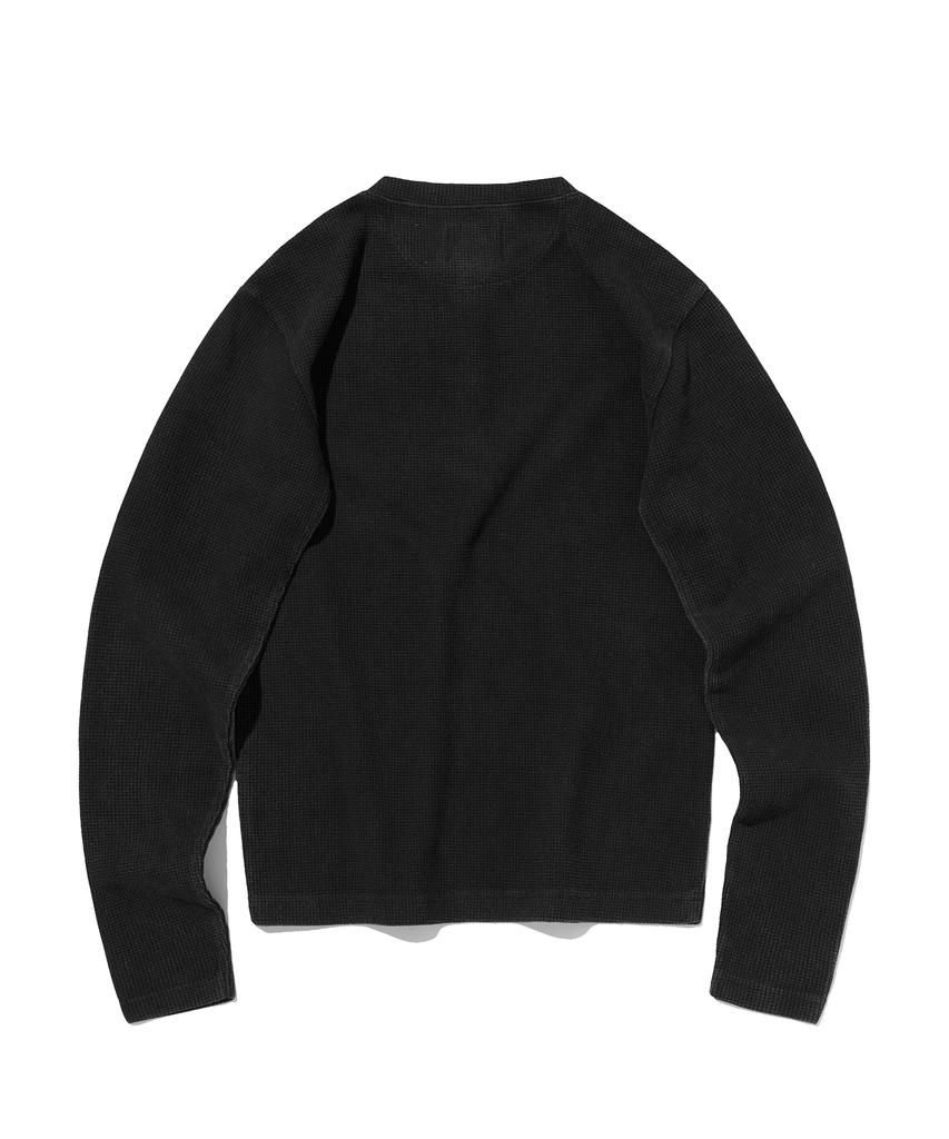 Seuweideu Thermal Henley Neck [Black]