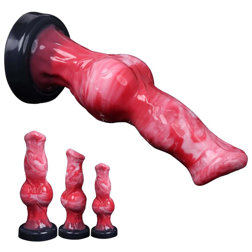 Dog Knot Dildo Anal Plug Animal Penis Masturbator Dick-Dildo Sex Toys For Man Women Prostate G-spot Massager Anal Penetration 18