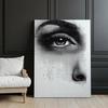 Stylish Eye Stylish Eye, 40X50 Cm, Gold Aluminum Frame, 230 Gsm Matte Paper