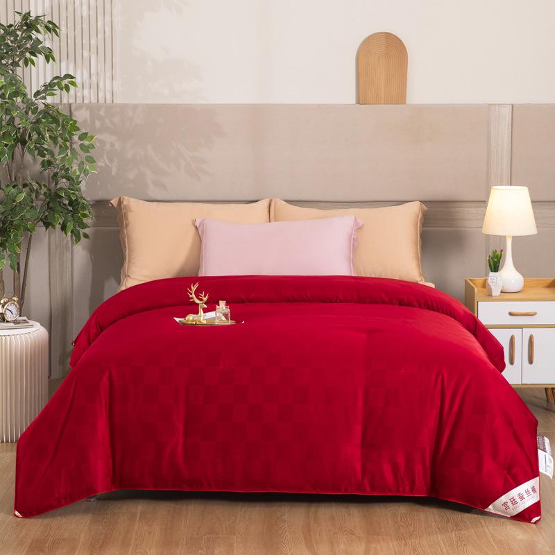 Mulberry Silk & Cotton Quilt: All-Season Air Conditioner Comforter