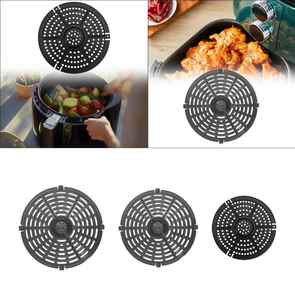 Fryer Grill Pan Grate Insert Cooking Convenient Crisper Plate, Rack for Vegetable, Steak