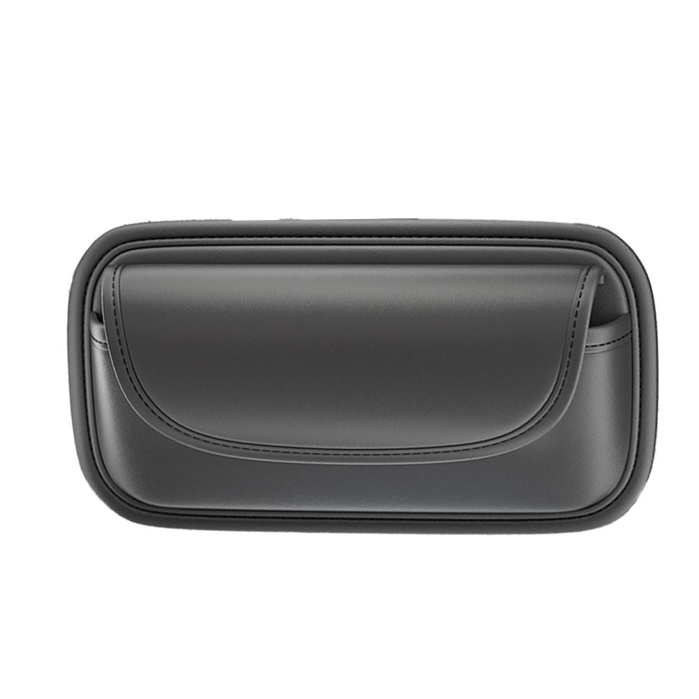 

Автомобильный бокс для очков Футляр для очков Универсальный Солнцезащитный козырек Автомобильный футляр для солнцезащитных очков Защитный Органайзер для автомобильных очков Бокс Автомобильные аксессуары чёрный