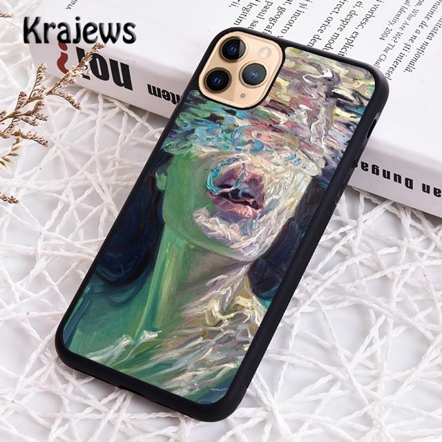 

Krajews Abstract Art Underwater Boy Girl Phone Case For iPhone 17 Air 16 15 14 plus 11 12 13 pro max coque Shell Fundas iPhone 13