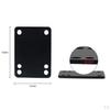 1 paar Longboard Riser Pads Skateboard Schock für Lkw Montage Hardware Erwachsene Kinder Outdoor