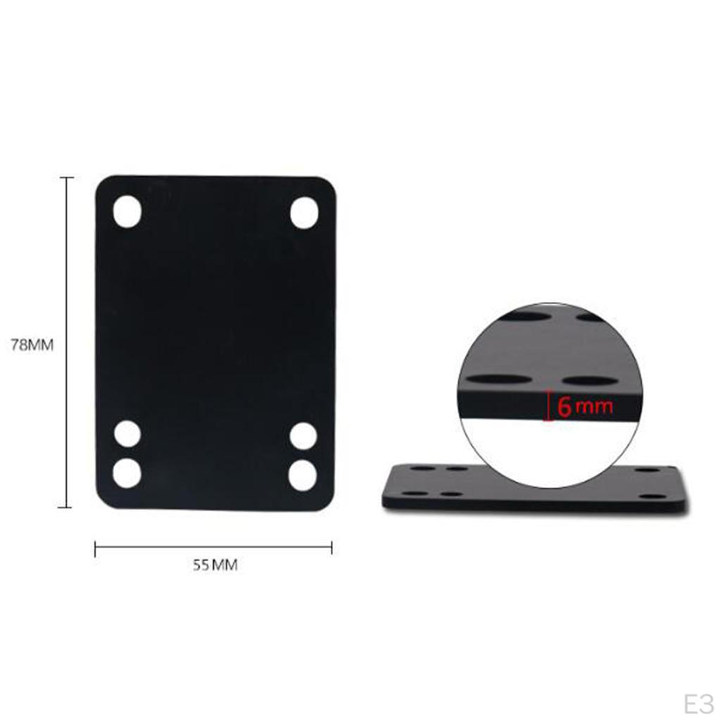 1 pár longboardových podložek Skateboardový tlumič pro montáž na nákladní automobil Dospělí Děti Outdoor