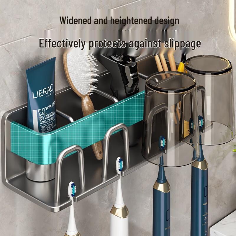 MDNG Bathroom Wall-Mounted Toothbrush Holder