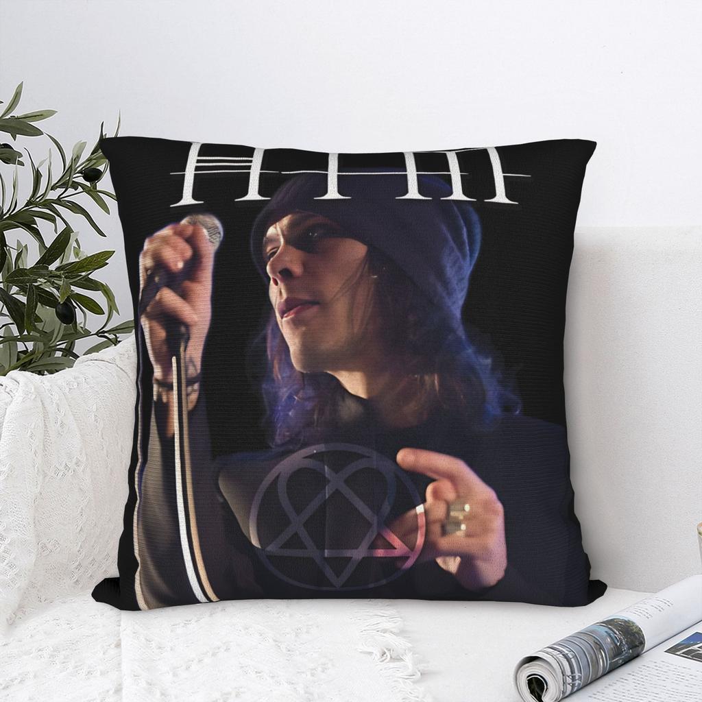Pillow Cover Him Ville Valo Band Razorblade Romance Funny Pillow Case For Sofa Home Decoration Pillowcases