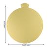 100 PCS Mousse Cake Boards Gold Paper Cupcake Dessert Displays Tray Wedding Birthday Cake