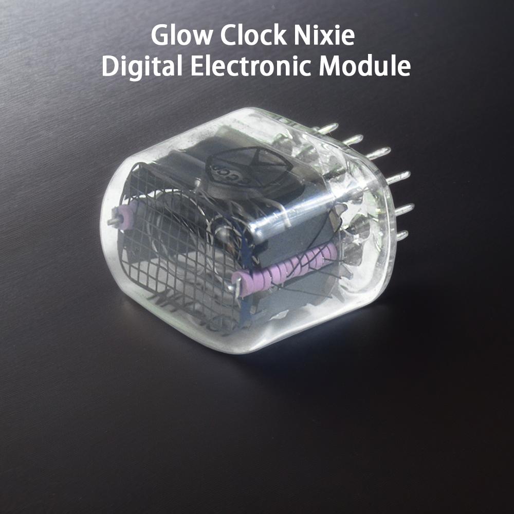 IN-12 Nixie Tube Glow Clock Digital Display Tube for Custom LED Clock DIY Projects with Bright Glow Effect