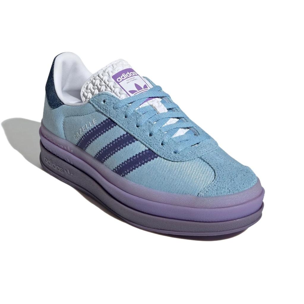 KSENIASCHNAIDER x adidas Gazelle Bold Blue Denim Dámské tenisky Dodavatel-Barva Cloud-White IG4339