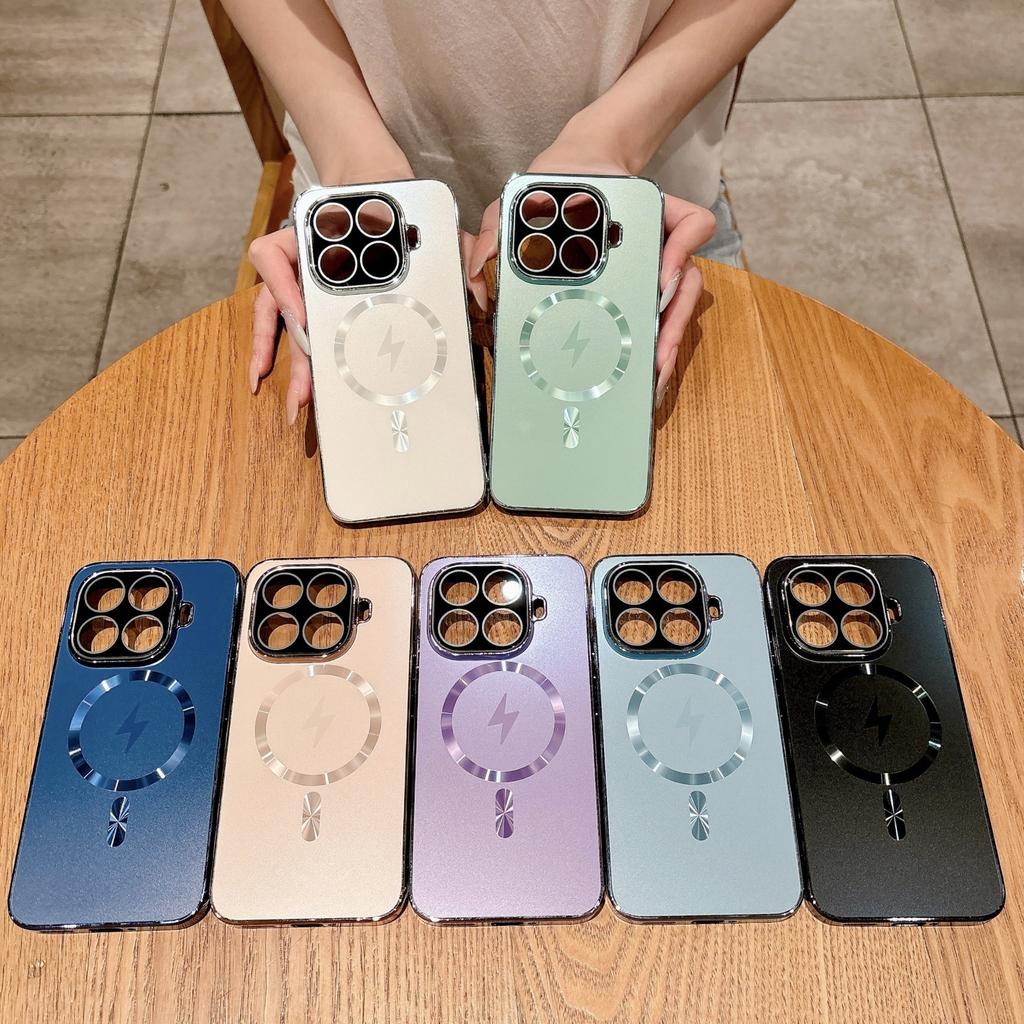 Mi 11TPro mobile phone case AG electroplated lightning magnetic suction Mi 11Ultra with lens film protective case