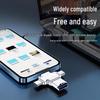 Universal 4-in-1 USB Adapter Card Reader for Apple, Android, Type-C Devices & TF Memory Cards