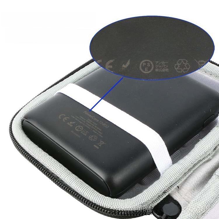 Stoßfestes EVA Festplatten- und Powerbank-Aufbewahrungsetui mit Reißverschluss