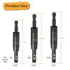 Carbon Steel Bit Hex Shank Drill Bit For Door Hinge Installations Compatible With Clic-Change System Efficient Installation
