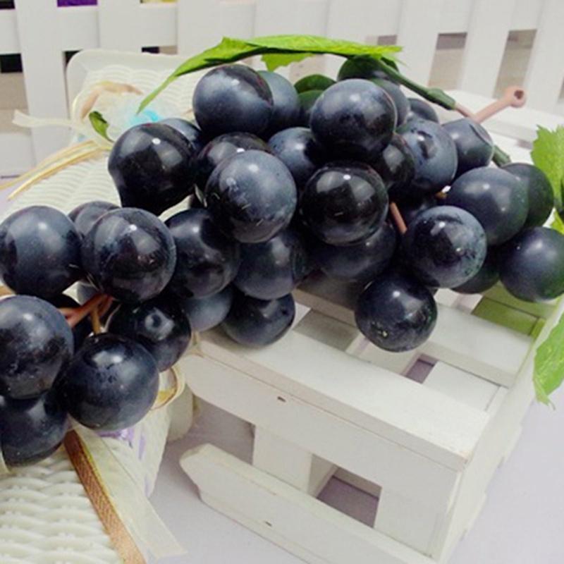 2025 Artificial Grapes A Bunch Of Grapes Plastic Fakes Fruit Food Decor Decoration Artificial Fruit Fakes Fruits Decoration