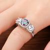 CopperPrincess Colored Cubic Zirconia Wedding Ring for Women Luxury Female Accessories Newly Designed Jewelry