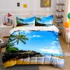 Palm Trees and Beach. Bedding Sets Duvet Cover Sets Duvet Covers Pillowcases(1* Duvet Cover 2* Pillowcases Without Duvet Insert)