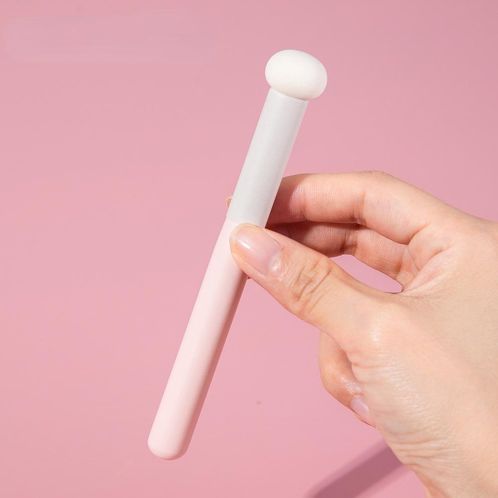 Multifunctional Mushroom Head Concealer Brush Round Sponge Head Cover Dark Circles Makeup Brush Flat Head Brush Concealer Pen Powder Puff