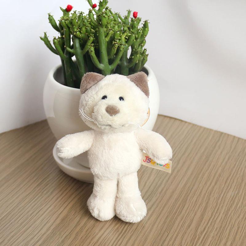 Cute Cartoon Animal Plush Keychain Elephant Turtle Lion Wolf Hippopotamus Koala Raccoon Tiger Cat Deer Bear Plush Soft Toy Girl