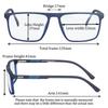 SHINU Anti-Blue Light Progressive Glasses Protect Eyes From Screen Strain Presbyopic Glasses Near and Far Multifocal Eyeglasses