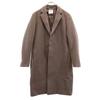 UNITED TOKYO FUKUSHIMA Manteau Chester en mélange de laine Fabriqué au Japon 2 Marron Homme Occasion