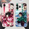 Soft Phone Cover Case for iPhone 17 Pro Max 12 Mini 7 8 15 Air 14 Plus 13 Pro XS Max 11 XR 16 D-Demon Anime S-Slayer