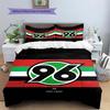 Hannover 96 Pattern Bedding Set Quilt Cover Pillowcase Home Decor Gift (1 * duvet cover + 2 * pillowcase, without core)