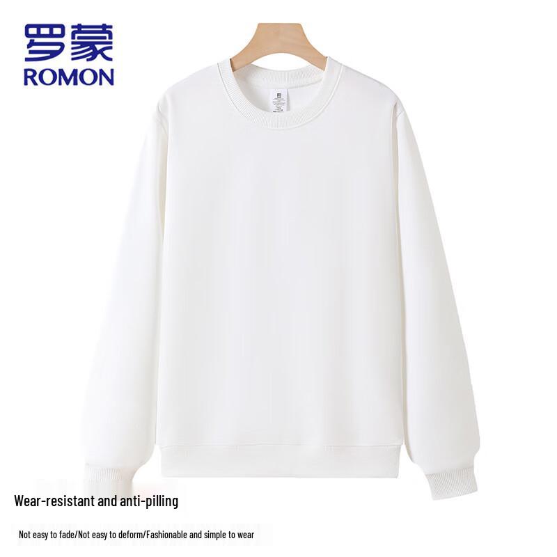 ROMON Men's Autumn/Winter Round Neck Pullover Sweatshirt
