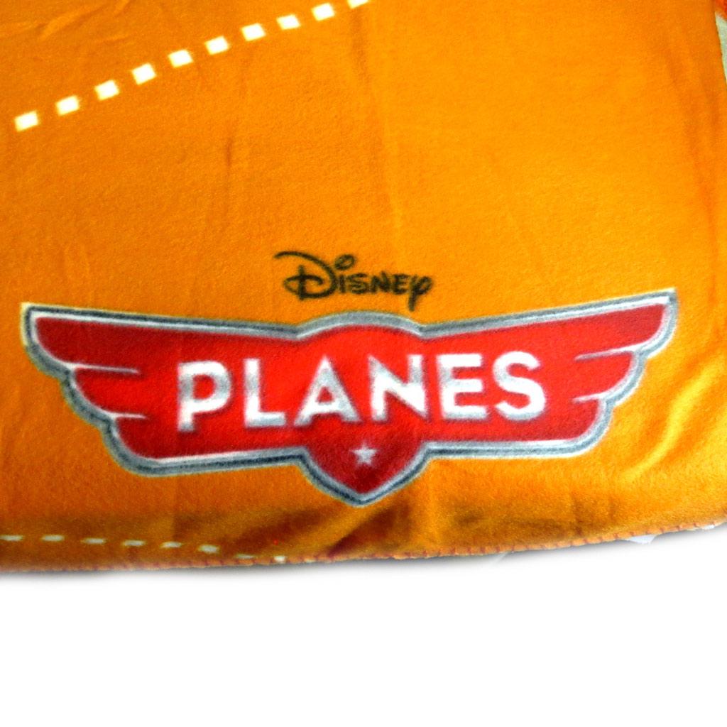 Planes [K8657] - Plaid Polaire 'Planes' bleu orange
