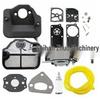 Husqvarna 455/460/455E Carburetor & Air Filter Fuel Line Chainsaw Parts HZPJ