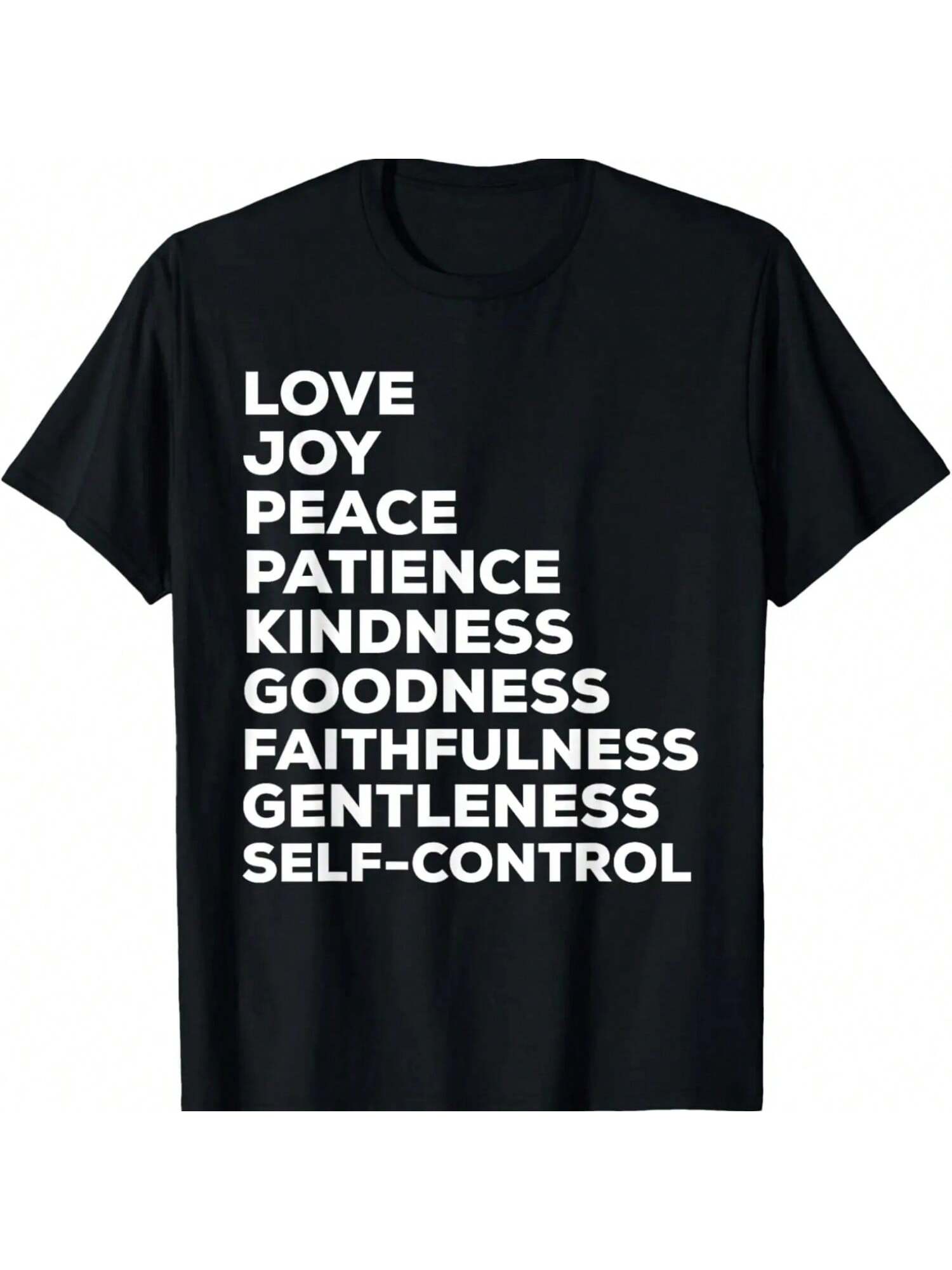 Fruits Of The Spirit T-Shirt _ Love Joy Peace Patience T-Shirt S разноцветный