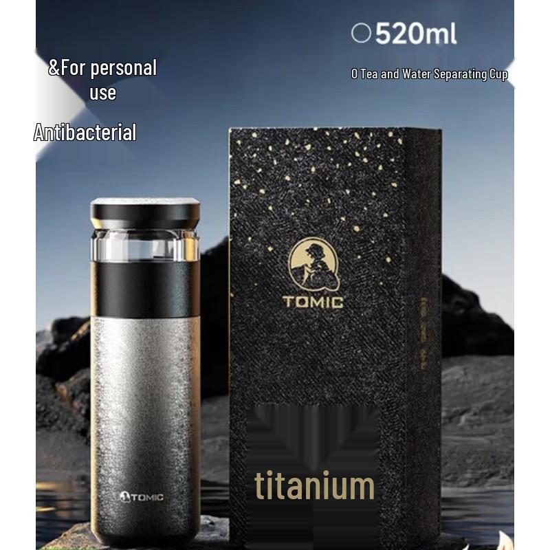 

TOMIC Pure Titanium Vacuum Insulated Tea Cup