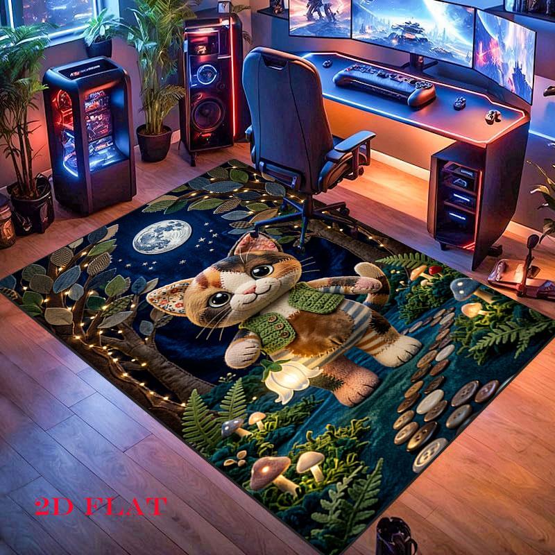 Blank Soft Wellbeing Carpet Rug for Living Room Bedroom Home Sofa Decoration,Kids play Nonslip Floor Mat