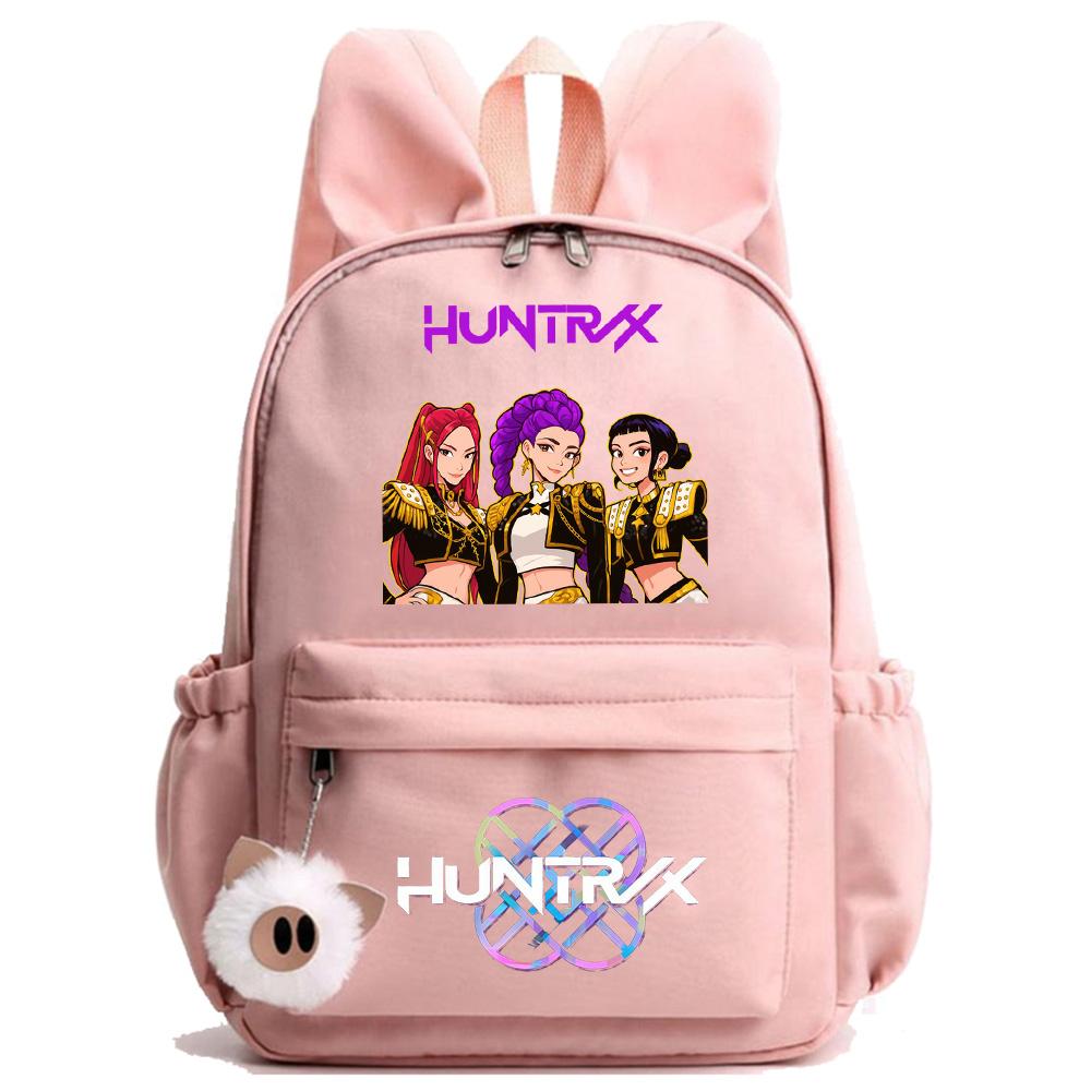 Anime K-Pop Printed Waterproof Backpack Student Teenager Bookbag for Boy Girl Bookbag Schoolbag Women Large Capacity Travel Bag Kid Gift Mochila