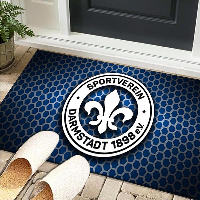 1PC Rug Sport Darmstadt Carpet, Chair Rug,Area Rug for Office Bedroom Living Rooms Bedroom, Doormat Decor Christmas Fan Gifts