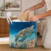 Theme Quilted Basket, Storage Hamper for Bedroom and Home Organization