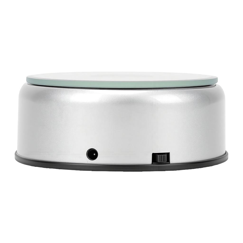 7 LED Display Turntable Base 7 Colorful Light Rotating Display Stand for s Glass Art