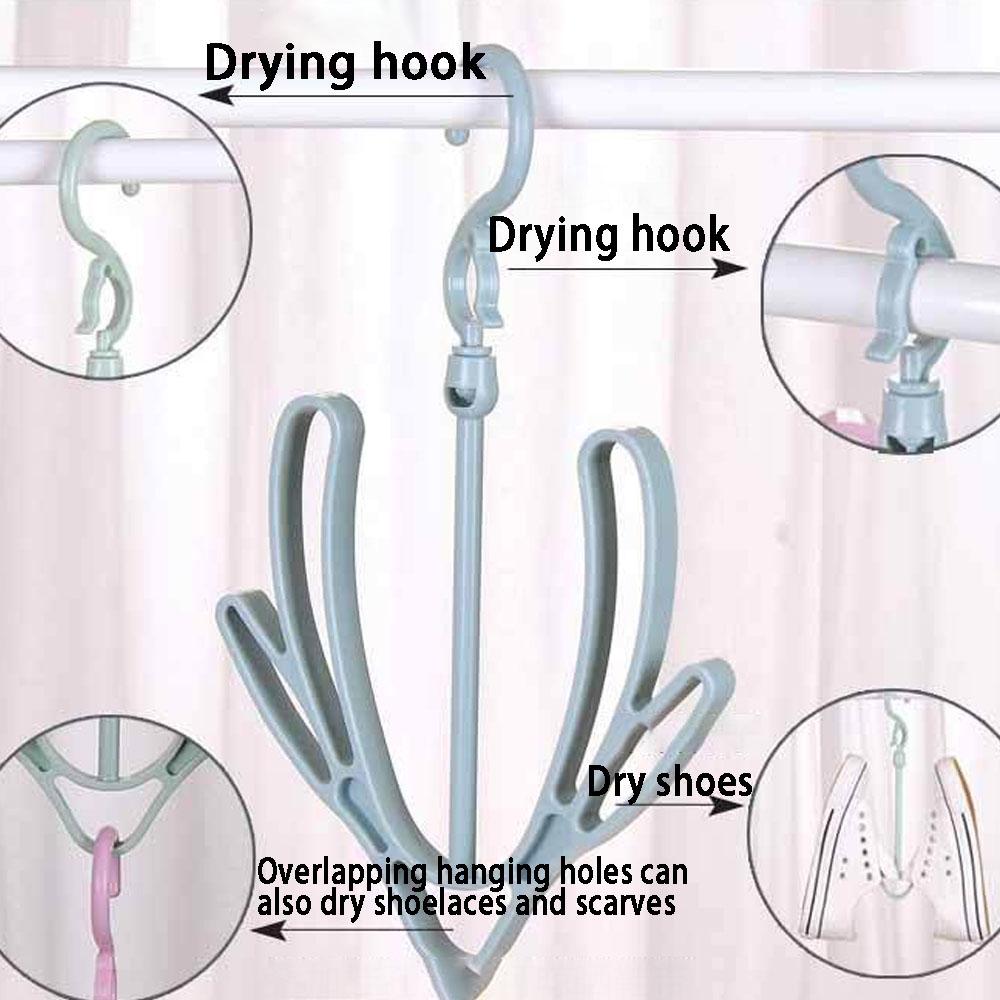 

Подвесная полка для обуви Вешалка для обуви Крючок Однотонная Ветрозащитная полка для обуви