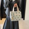 Versatile Canvas Tote Bag: Women's Handbag for Work, Outings, and Lunch