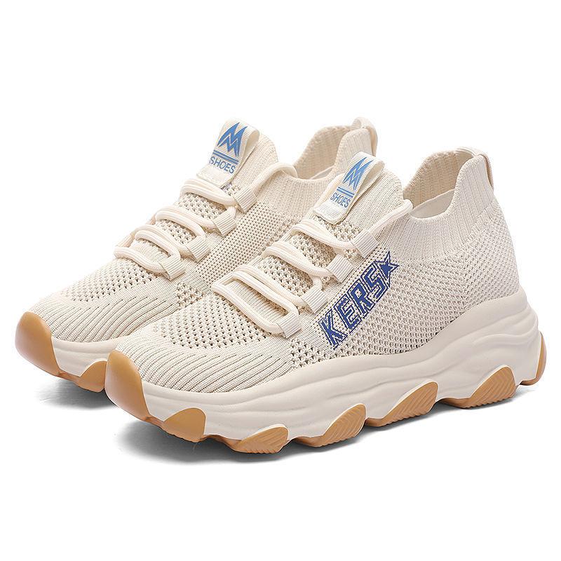 Sports Shoes Children's Foreign Trade Soft-soled Fly-woven Single Shoes Outdoor Travel Sports Running Shoes Versatile Casual Women's Shoes